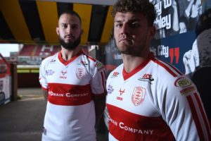 The Drain Company sponsorship of the new Hull KR shirt